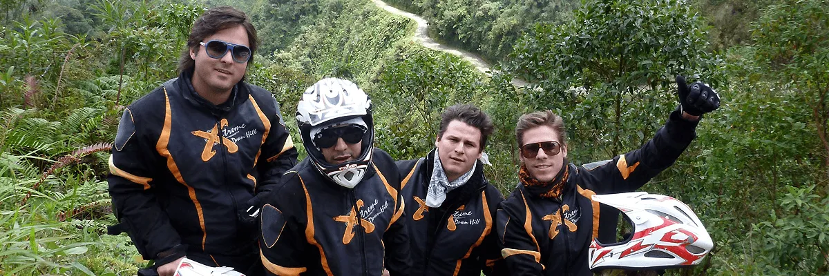 tour en bicicleta por el camino de la muerte desde La Paz